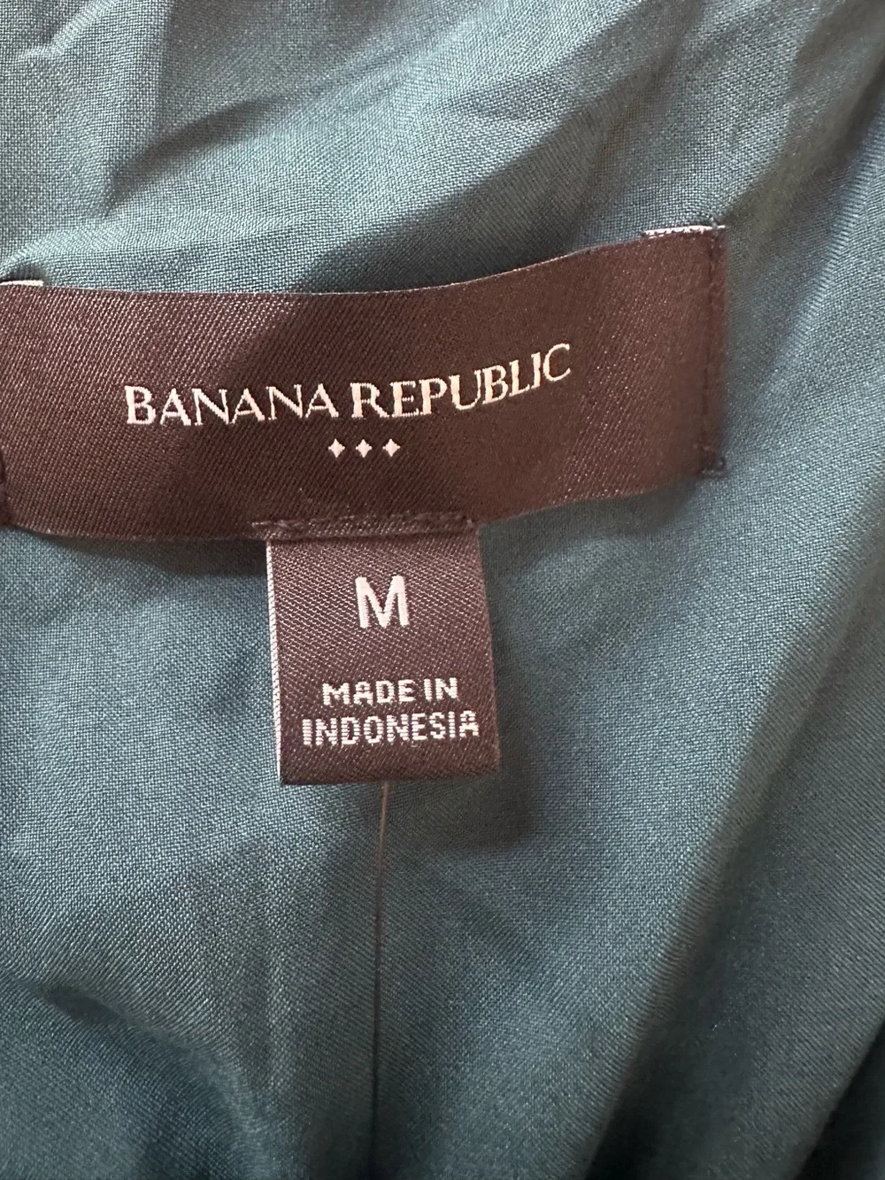 Banana Republic Dark Green Pleated Halter Jumpsuit - Picture 4 of 9
